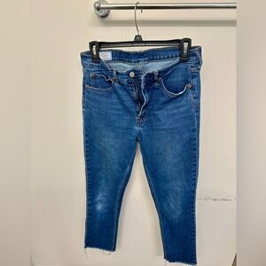 Blue Women's Vintage Slim High Rise Jeans